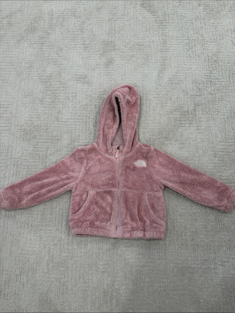 The North Face Kids Plush Hooded Zip Fleece - Dusty Rose